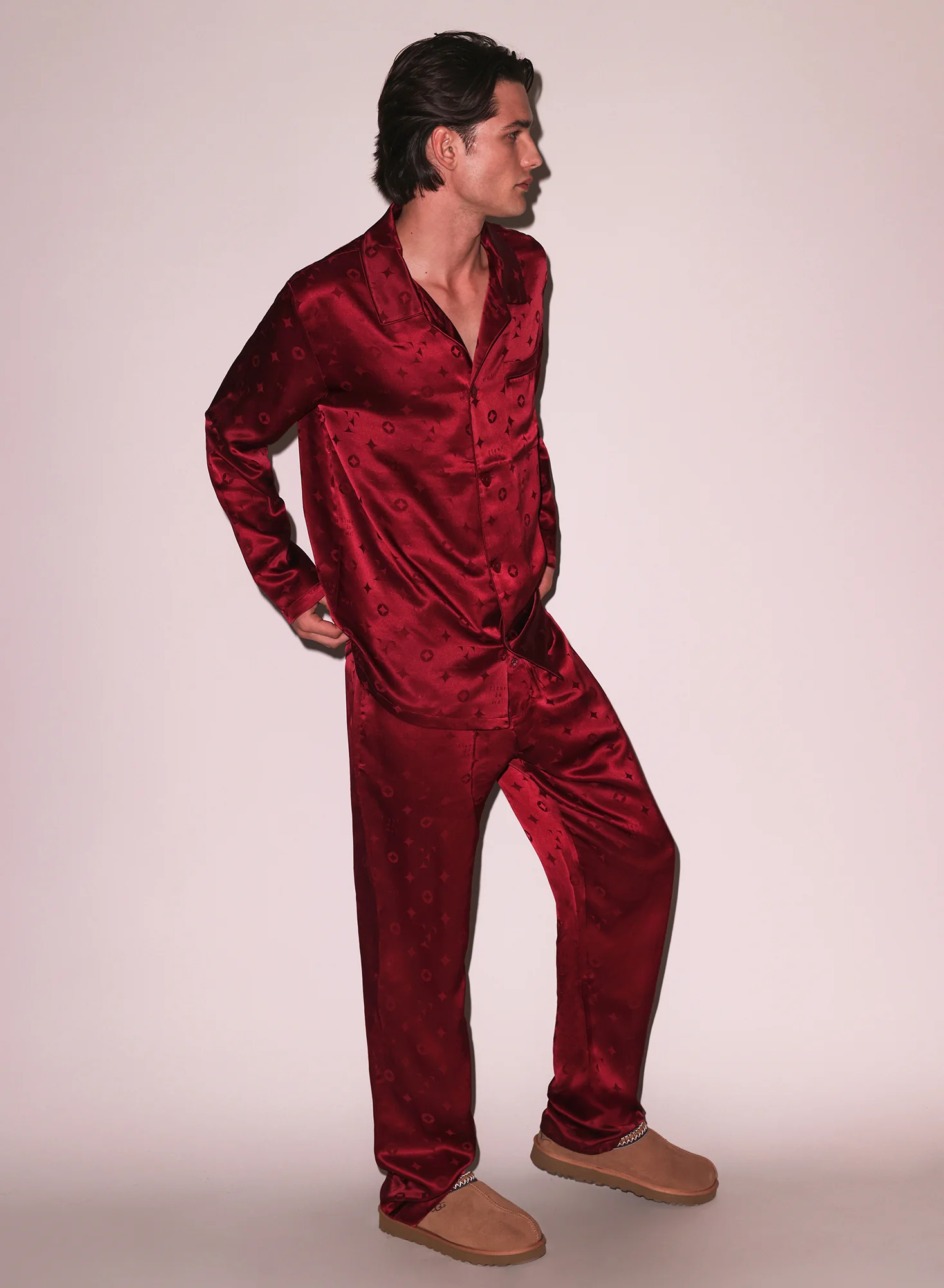 Barolo Silk Jacquard PJ Set - Image 6