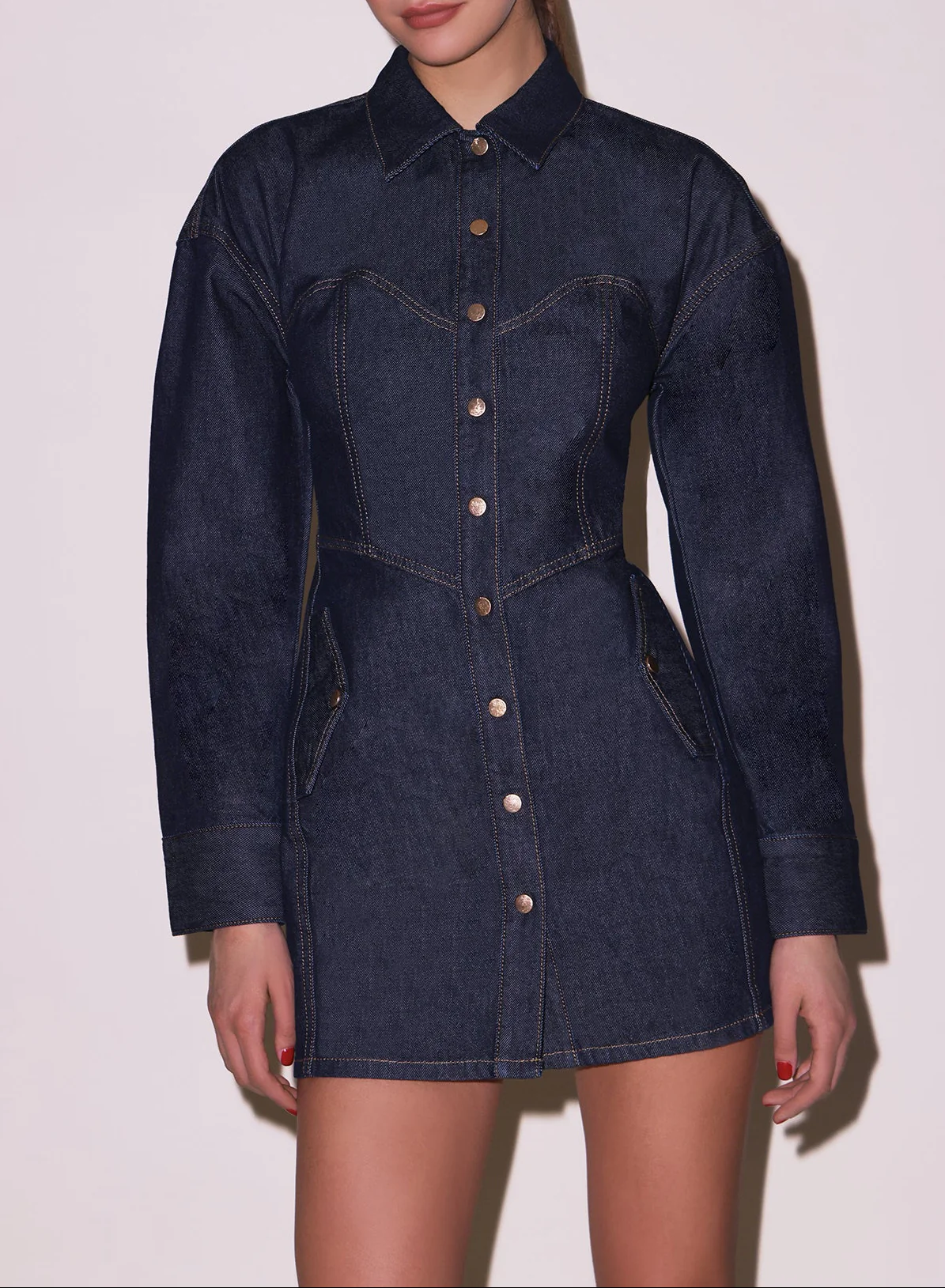 Denim Shirt Dress