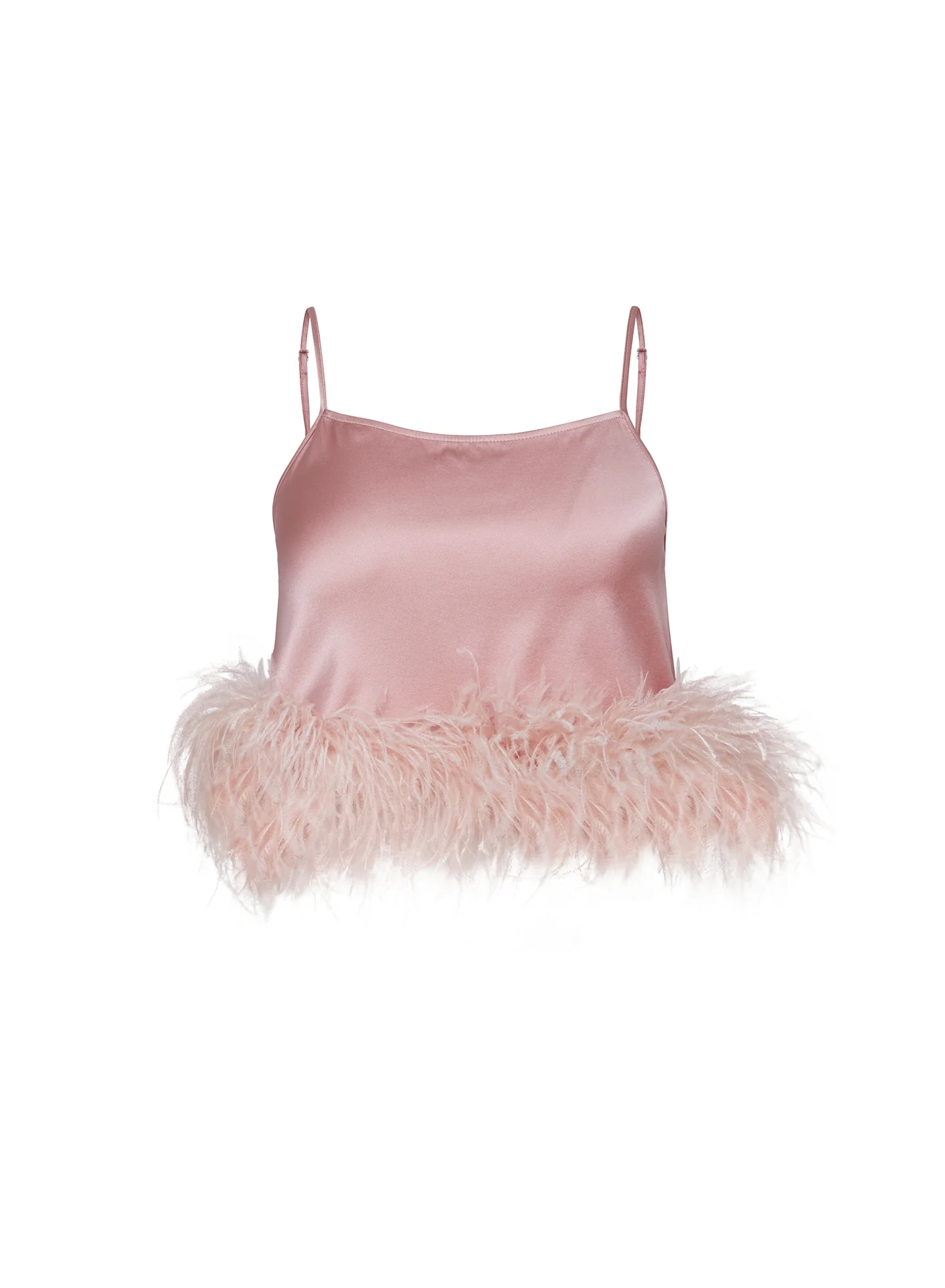 Feather Cropped Cami - Image 3