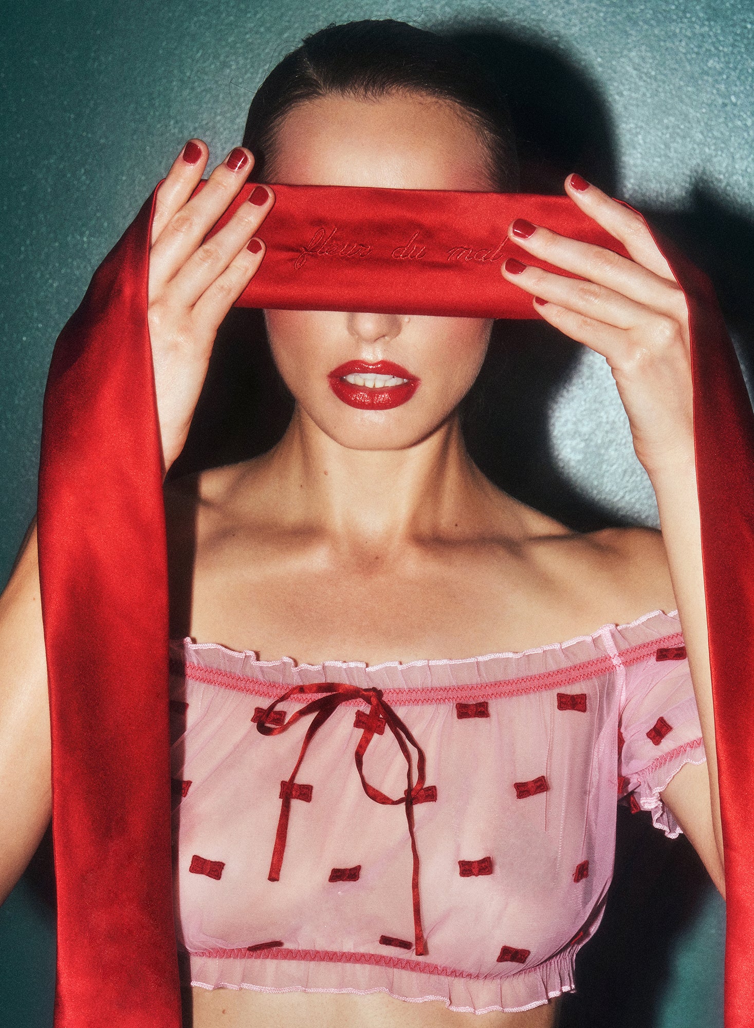 Fleur du Mal Silk Blindfold - Image 4