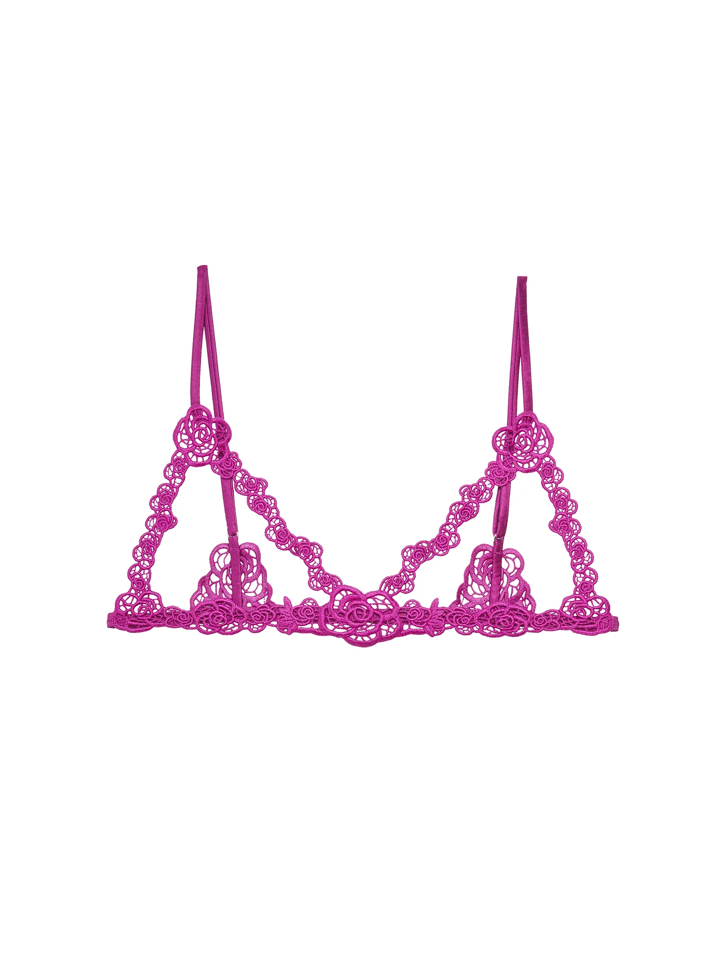 Fleur Guipure Ouvert Bralette - Image 2