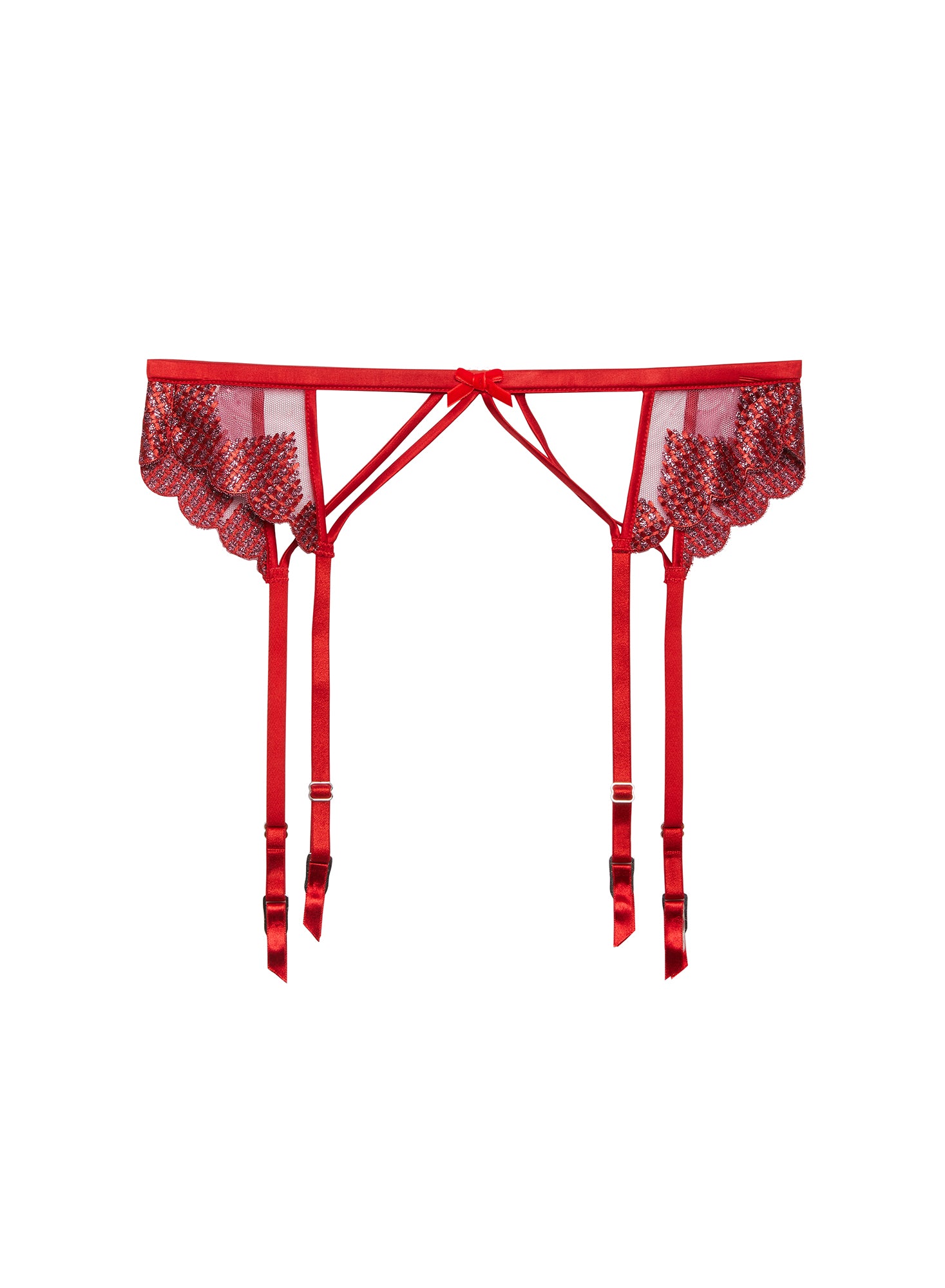 Heart Embroidery Garter Belt - Image 3
