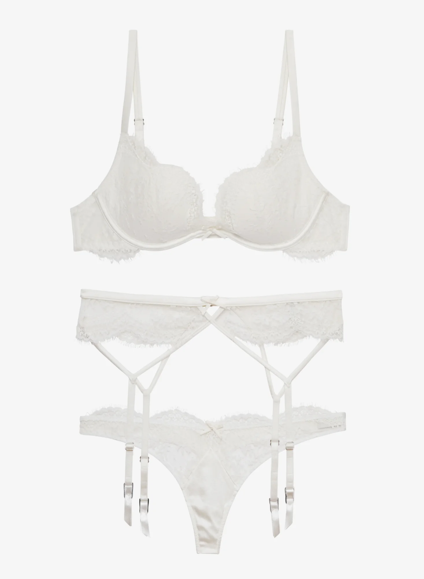 Ivory Frankie Lace Seduce Set