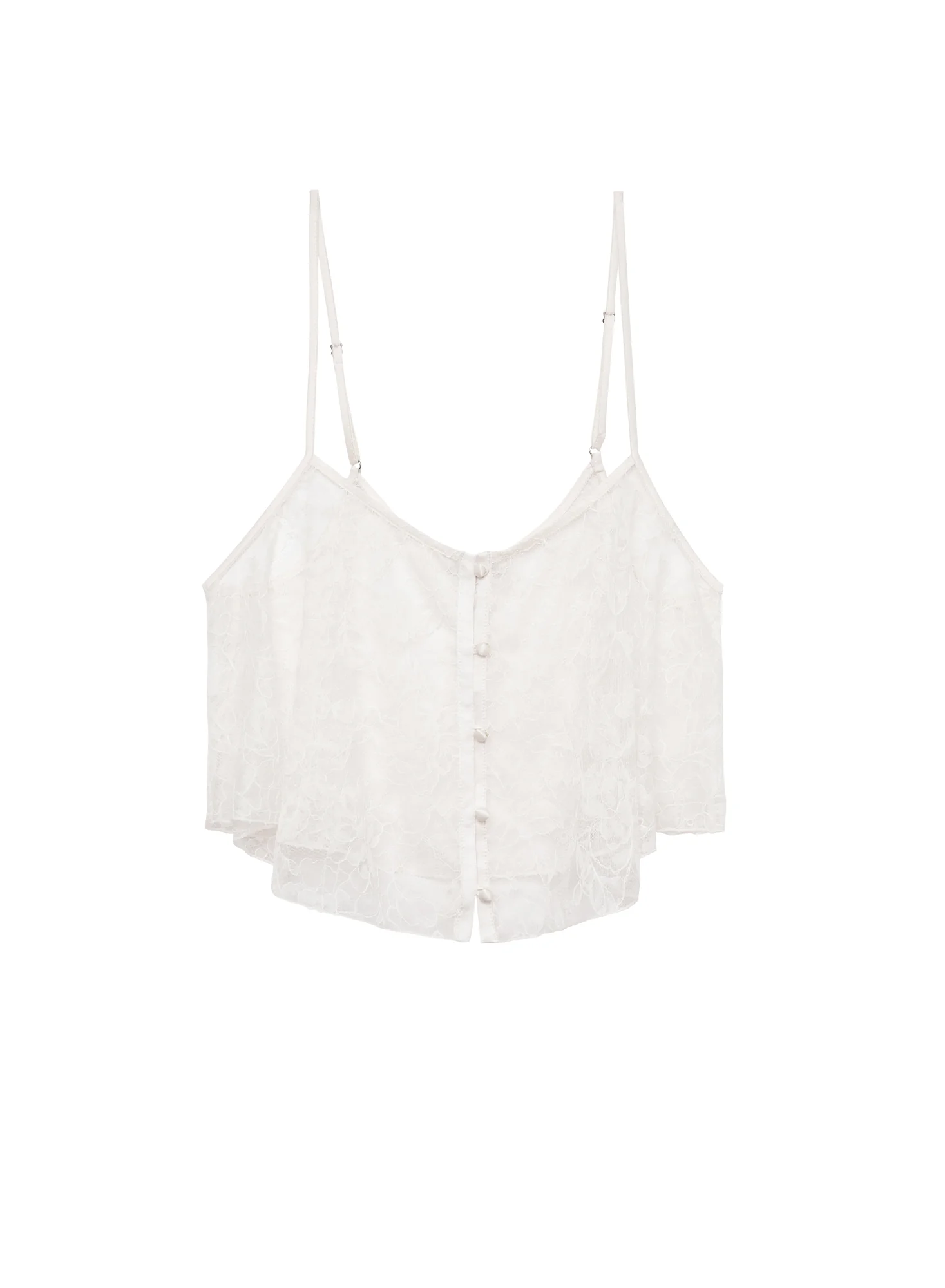 Jasmine Lace Flutter Cami - Image 4