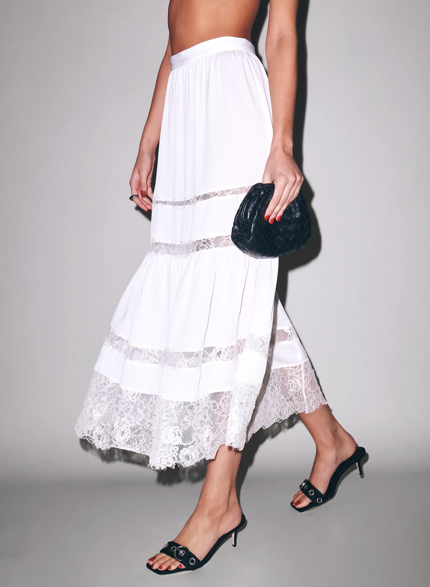 Juliet Lace Maxi Skirt - Image 3