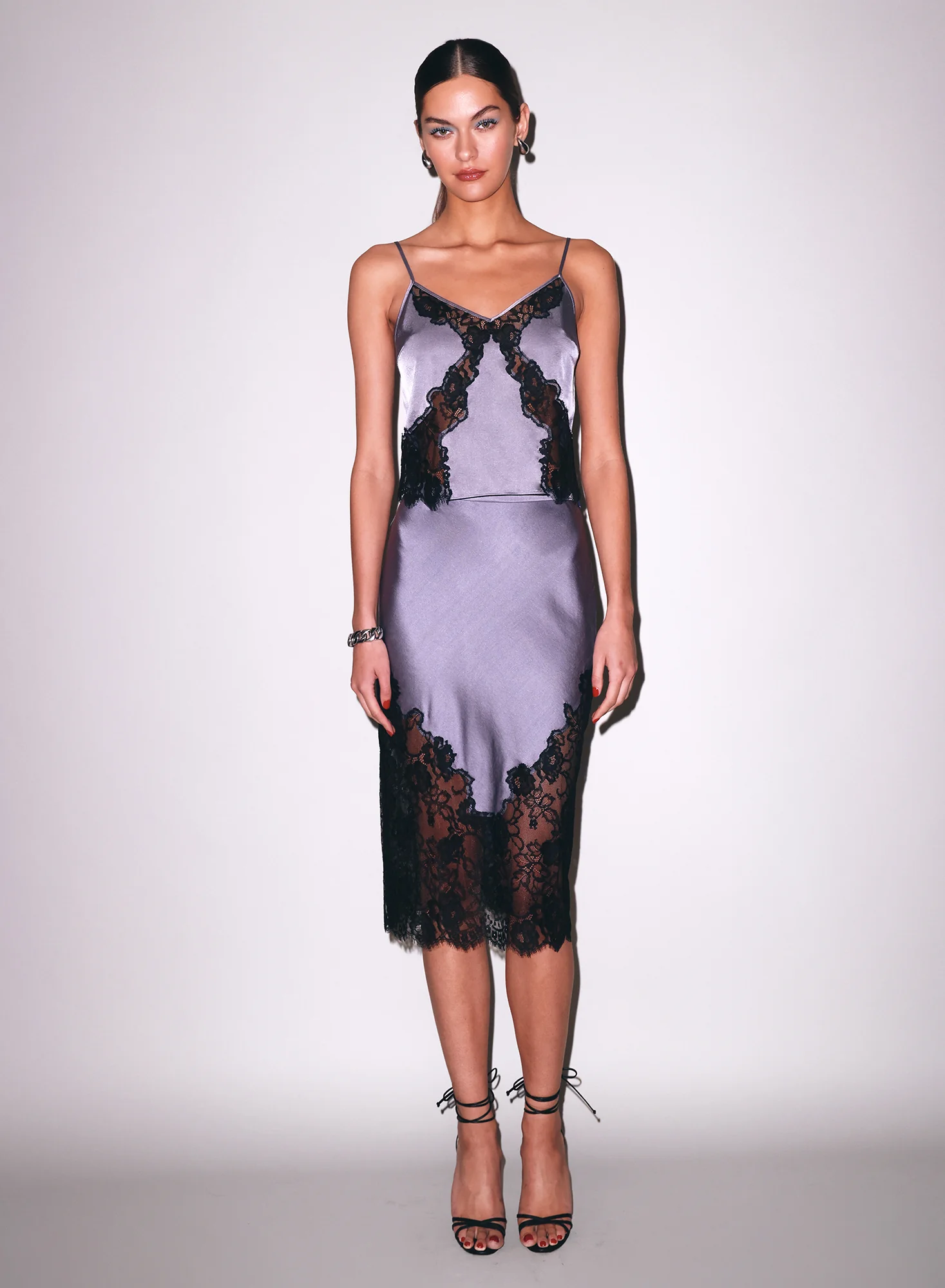 Juliet Lace Silk Skirt - Image 5