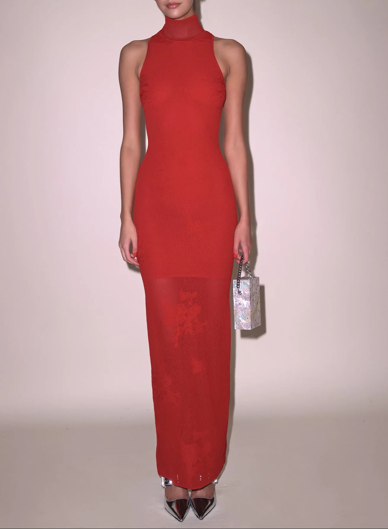 Lace Pointelle Racer Dress - Image 2