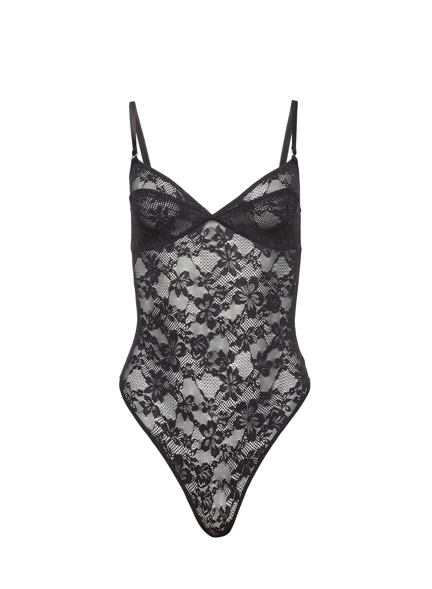 Le Stretch Lace Wireless Bodysuit - Image 3