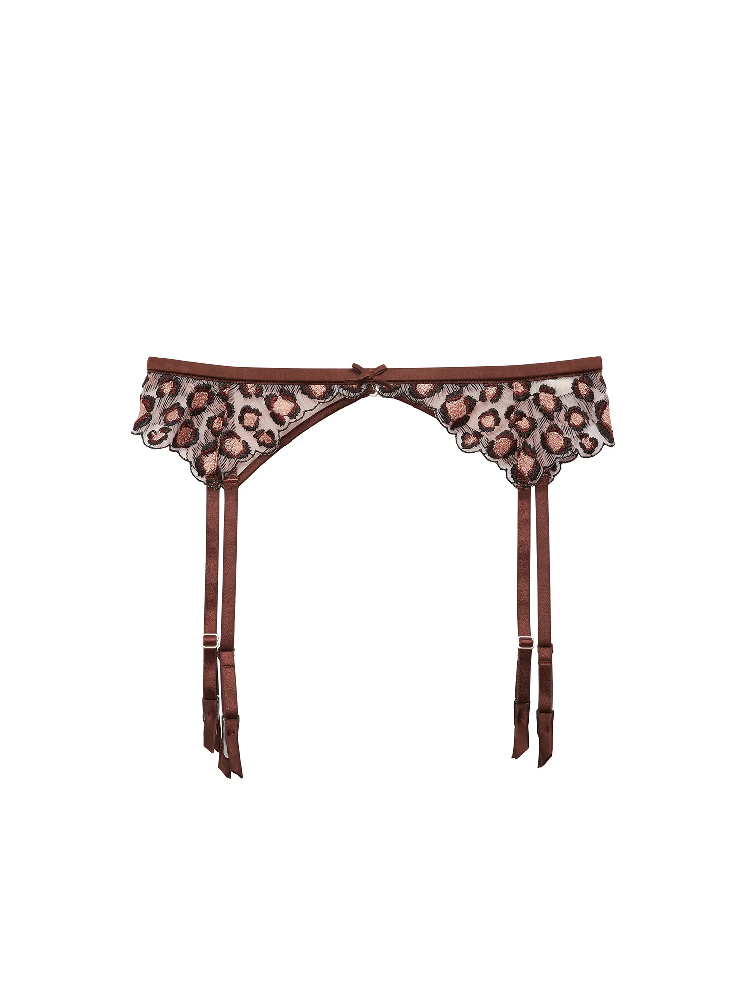 Leopard Embroidery Garter Belt - Image 2
