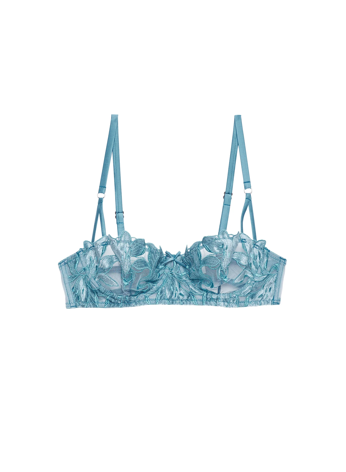 Lily Embroidery Balconette Bra - Image 2
