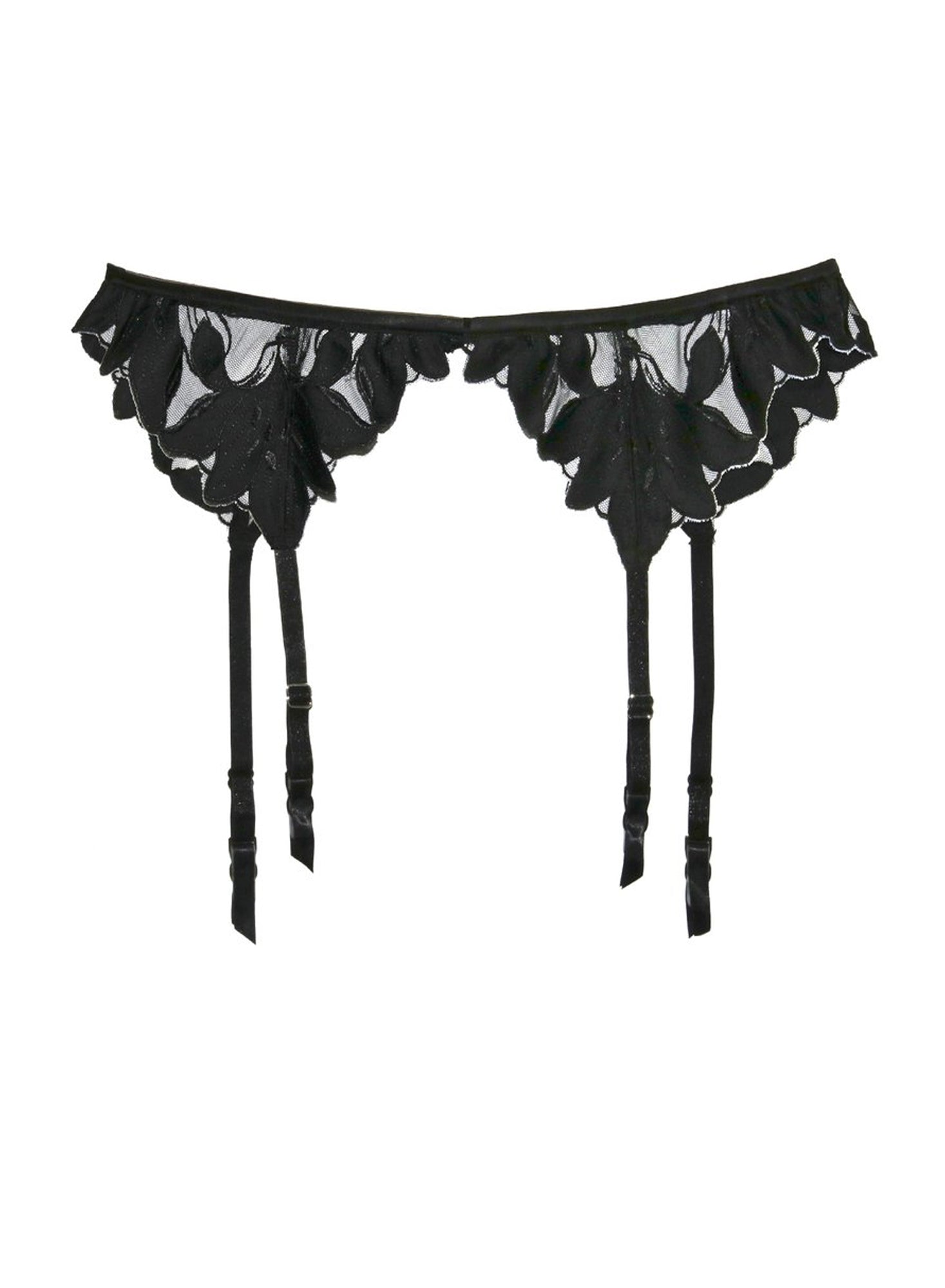 Lily Embroidery Garter Belt - Image 3