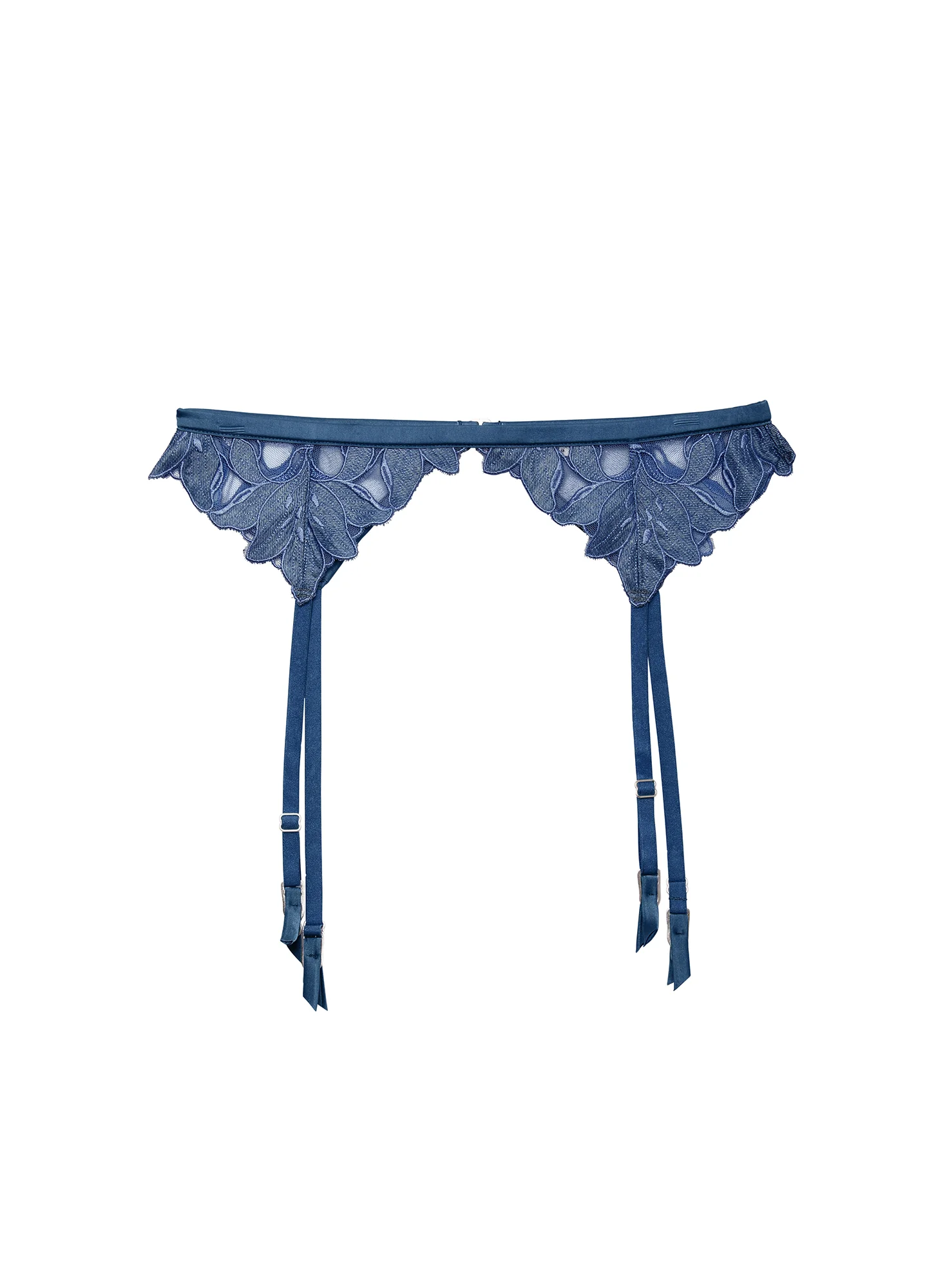 Lily Embroidery Garter Belt - Image 3