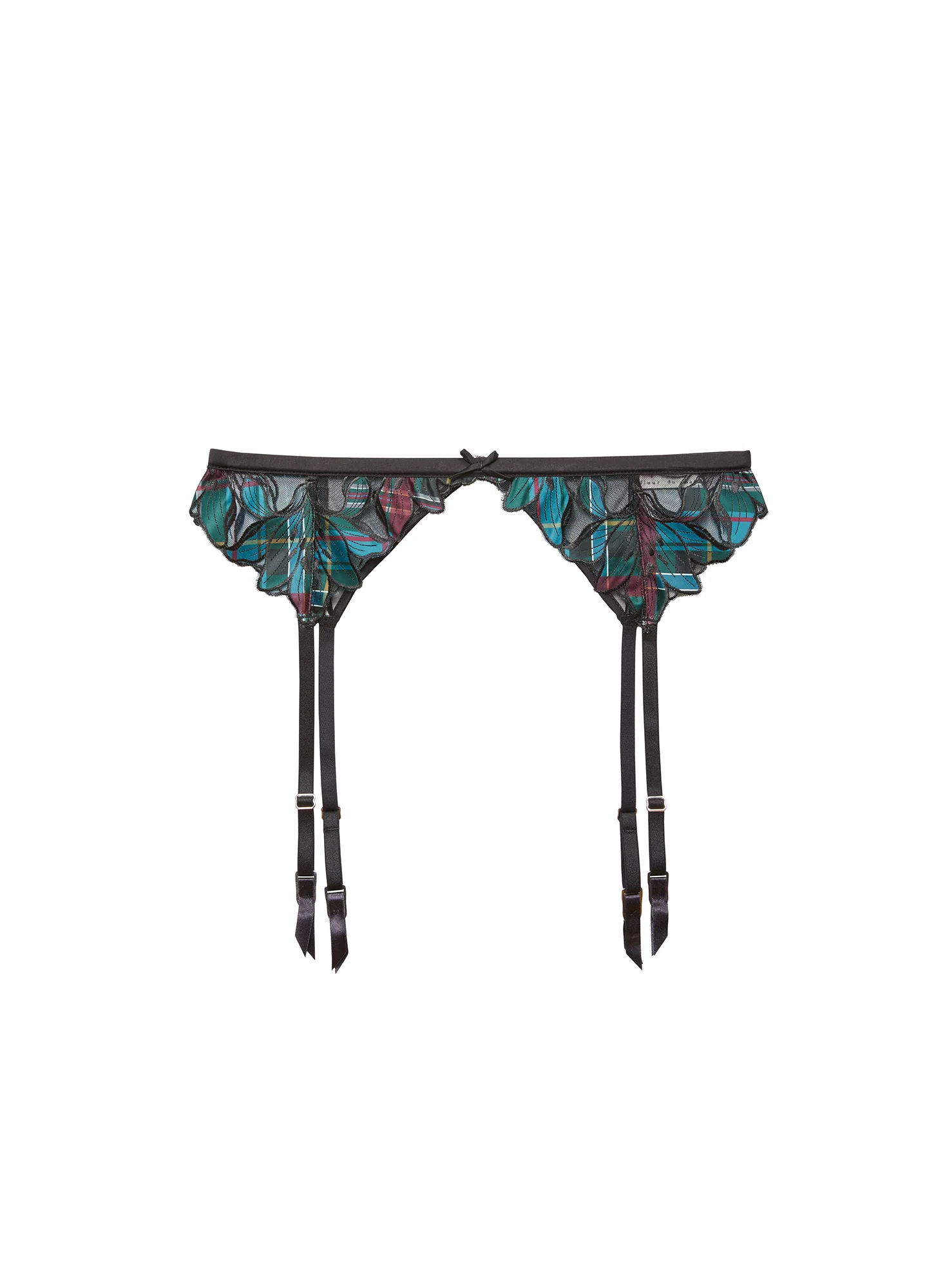 Lily Embroidery Garter Belt - Image 2