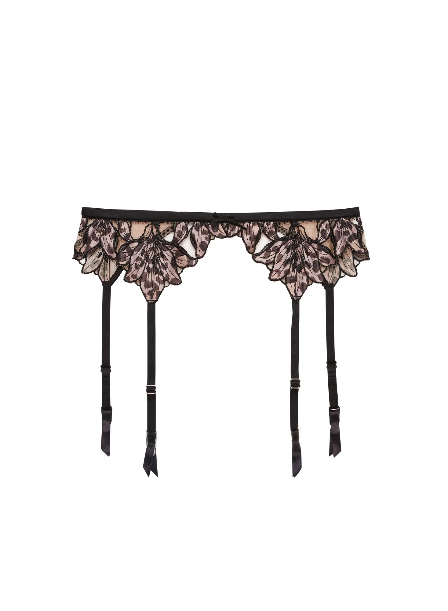 Lily Embroidery Garter Belt - Image 3