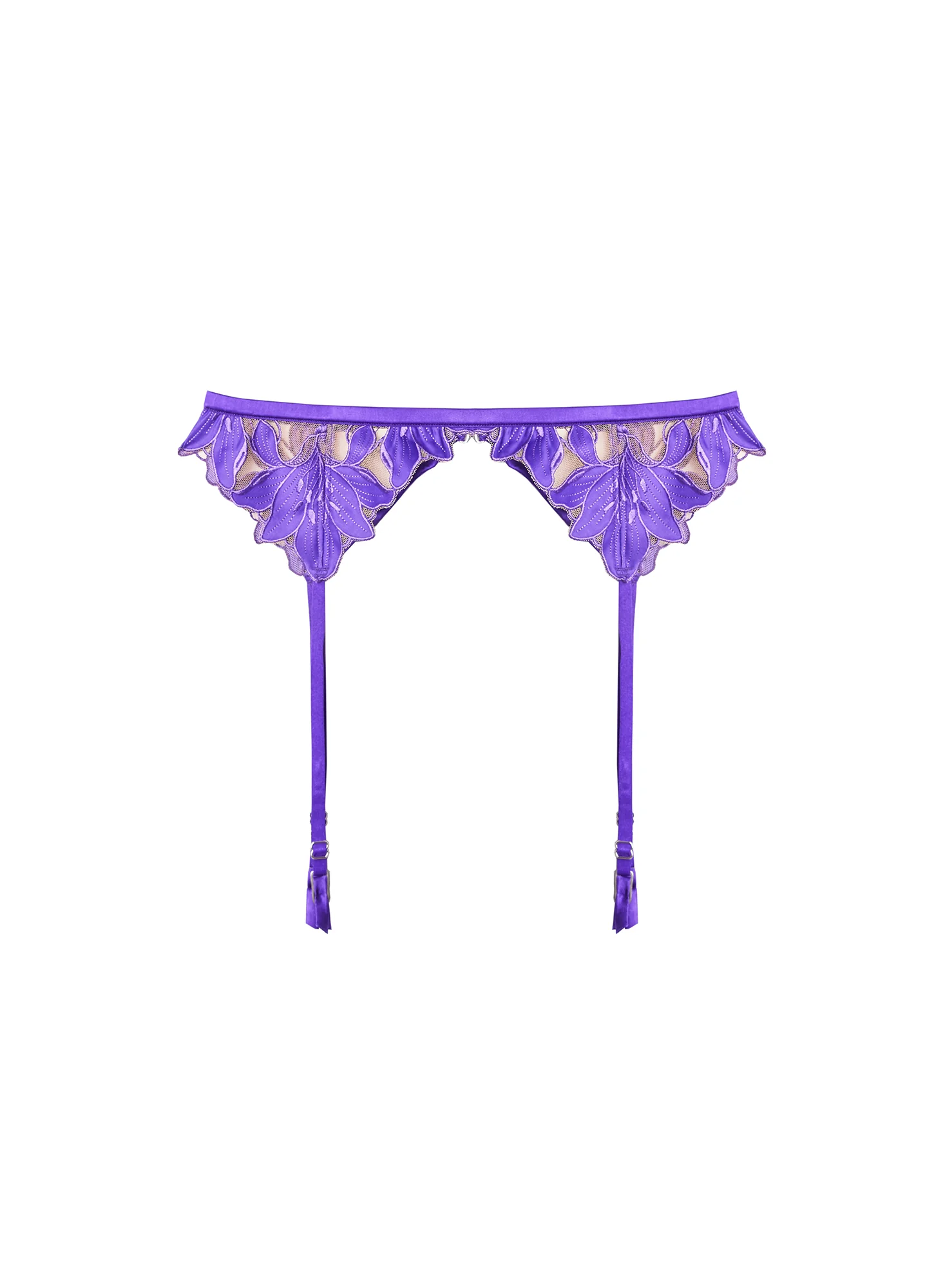 Lily Embroidery Garter Belt - Image 3