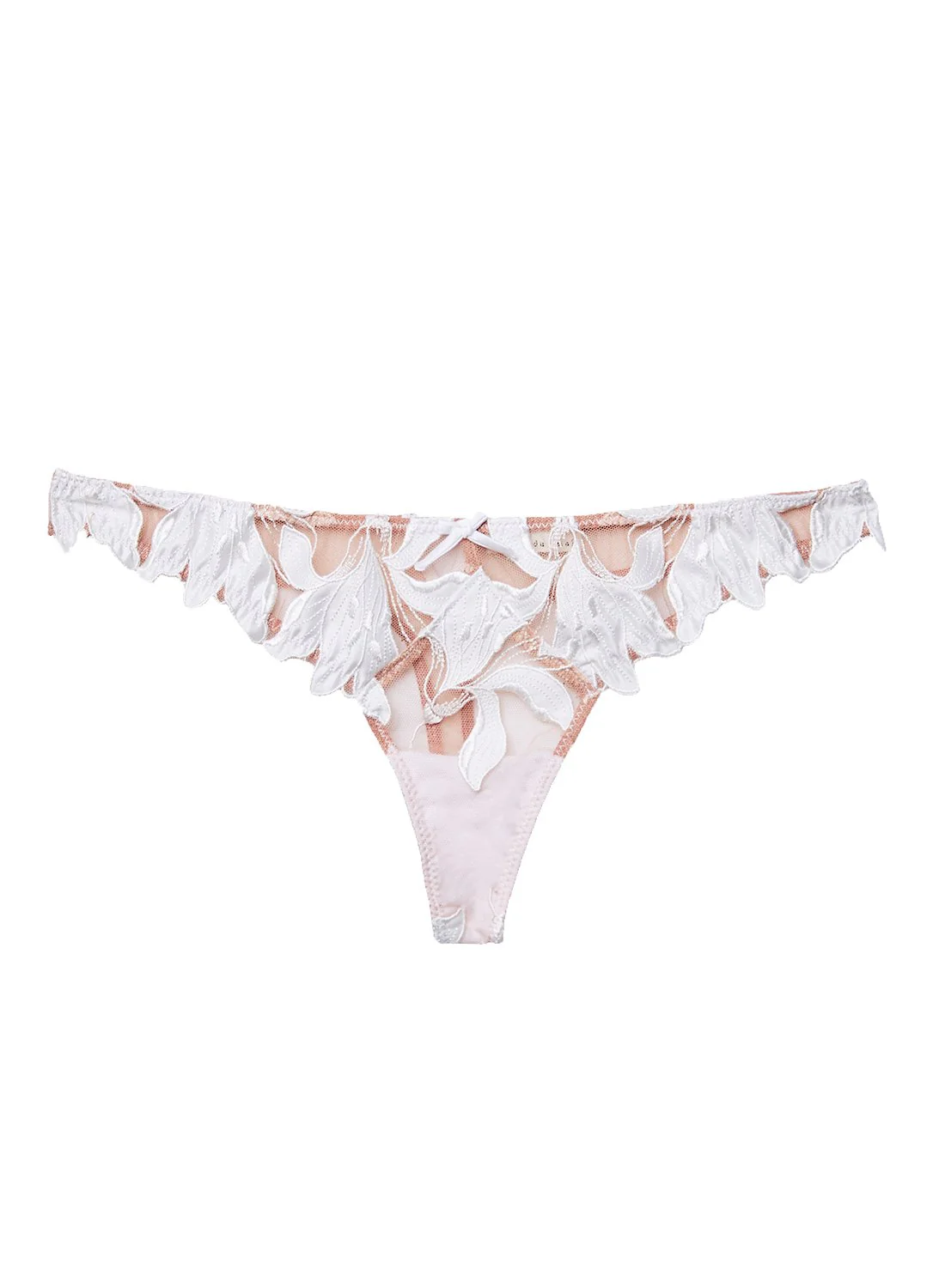 Lily Embroidery Hipster Thong - Image 3