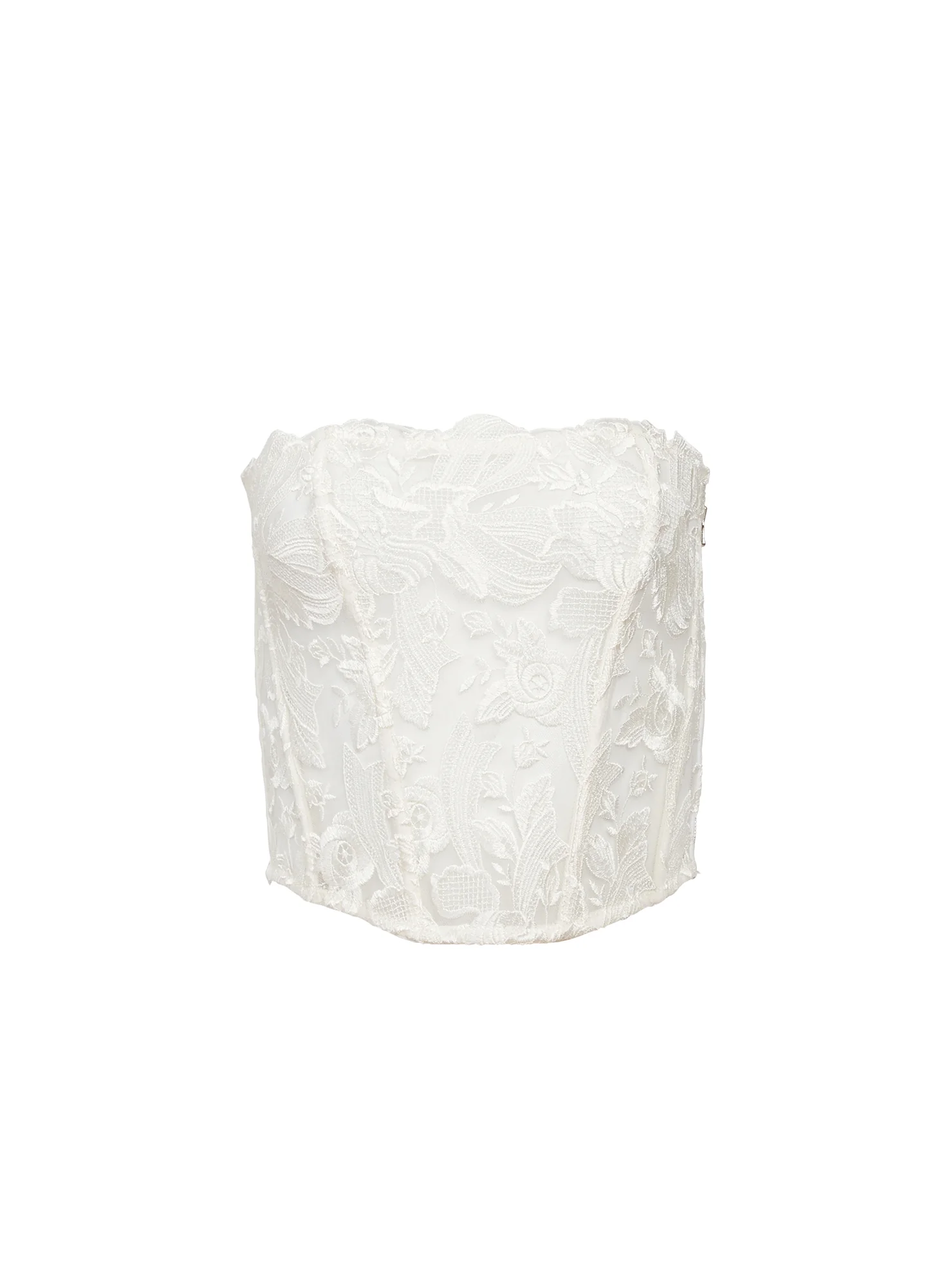 Lola Bow Embroidery Corset Top - Image 4