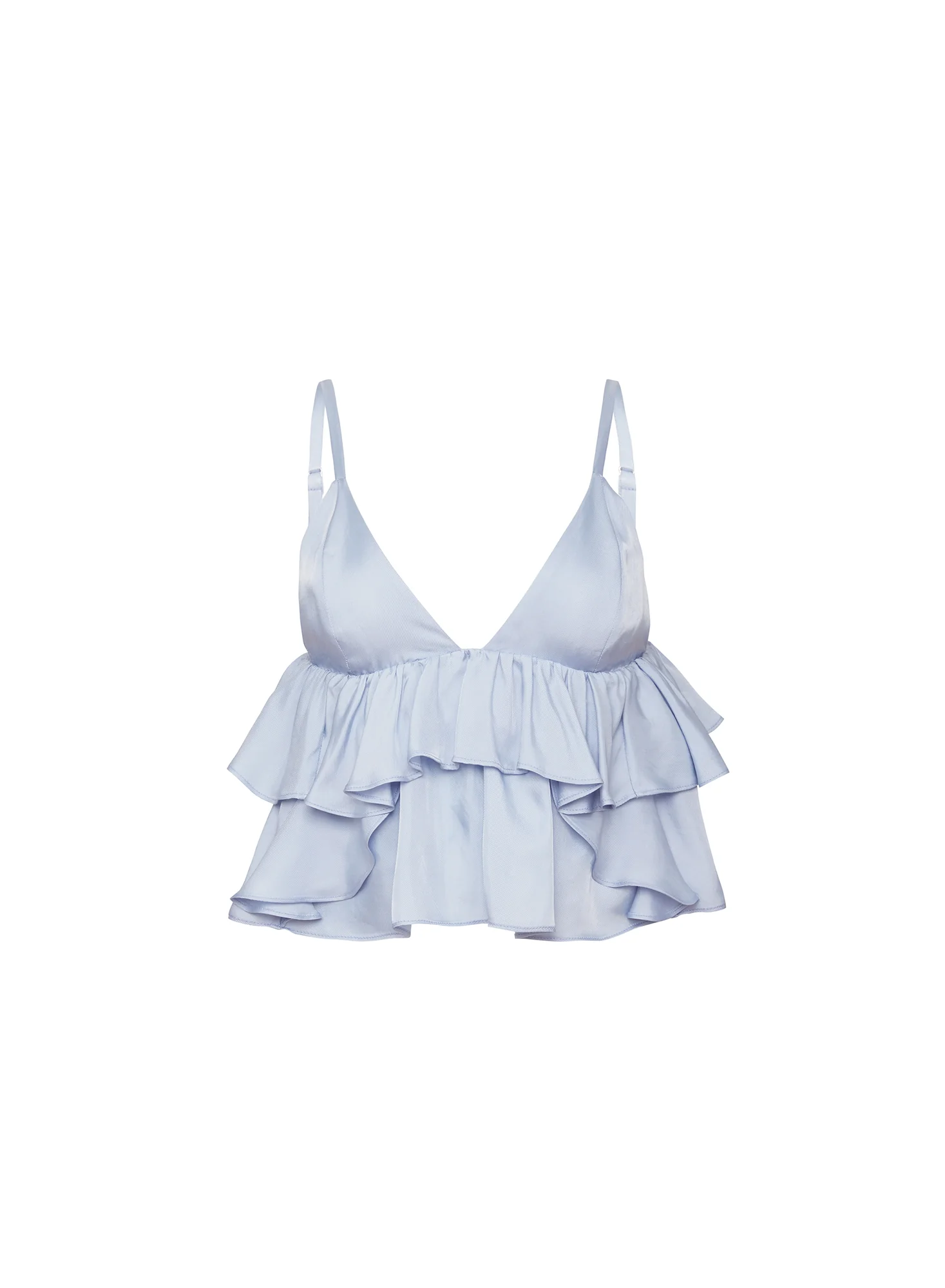 Luxe Twill Ruffle Cami - Image 3