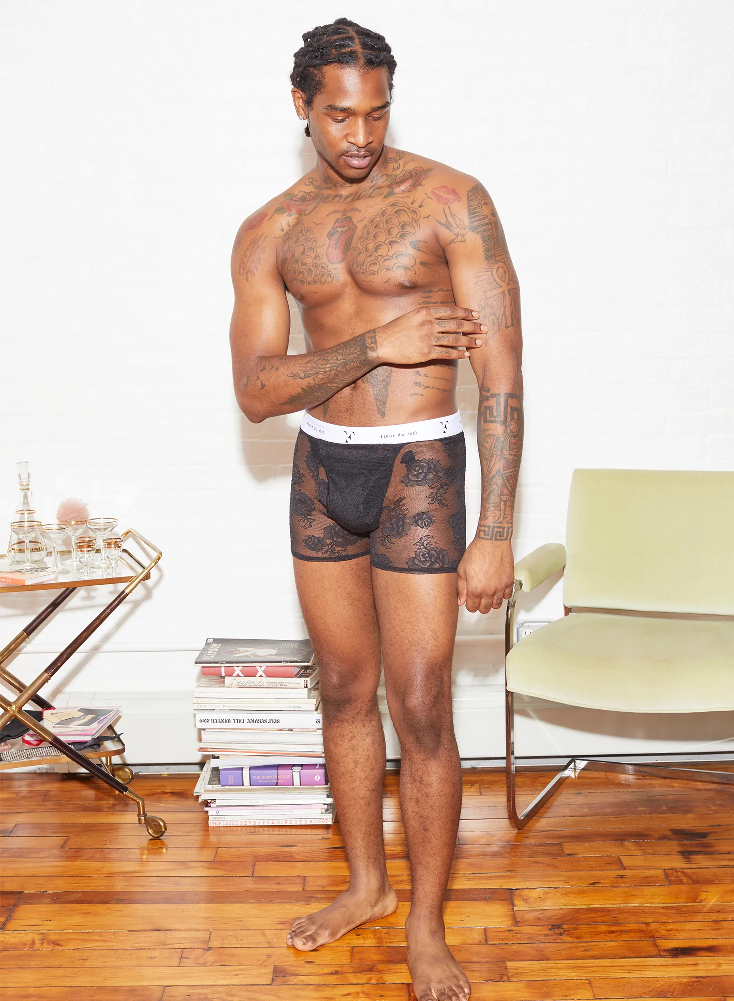Men's Bouquet Lace Boxer Brief - Image 5