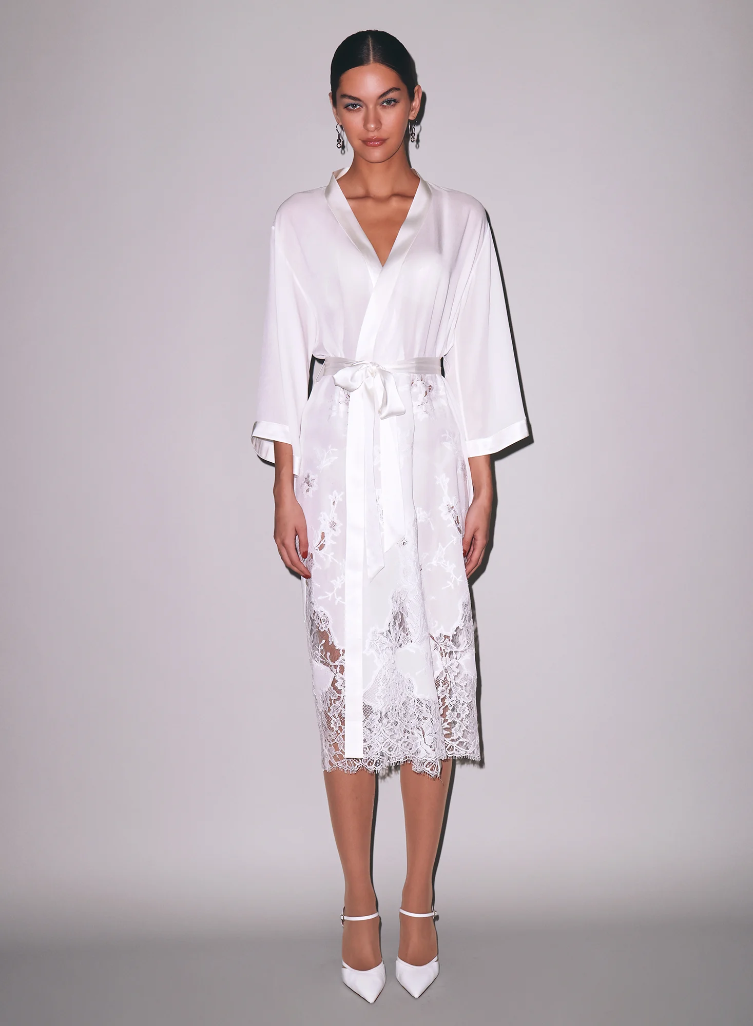 Mia Lace Long Robe - Image 8
