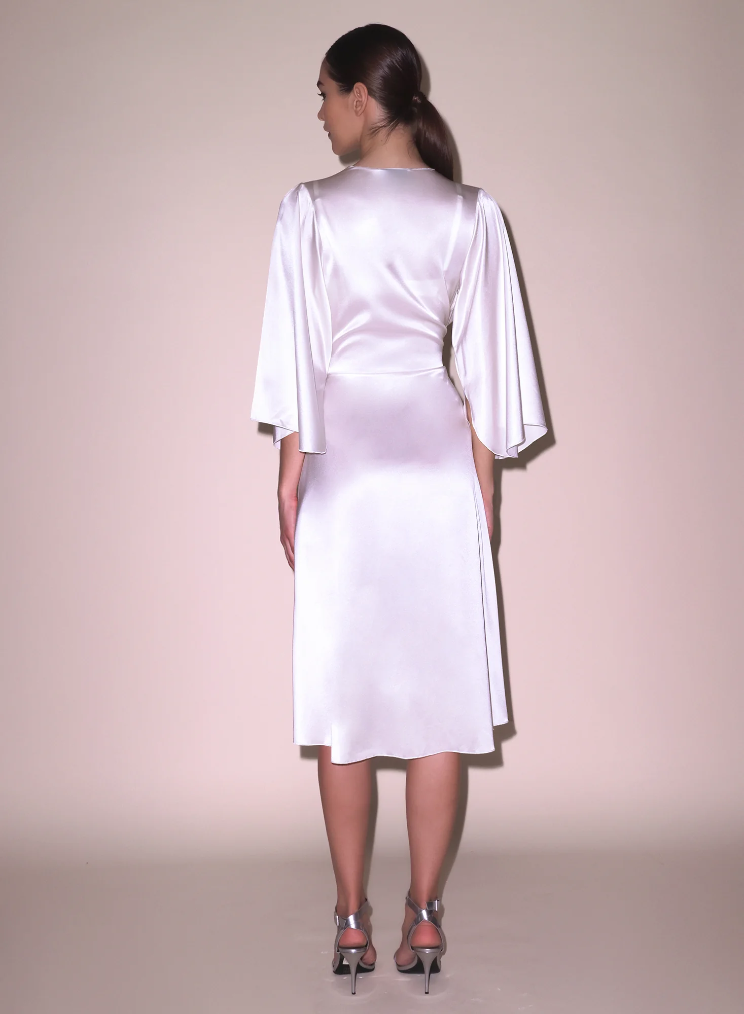 Midi Angel Sleeve Robe - Image 5