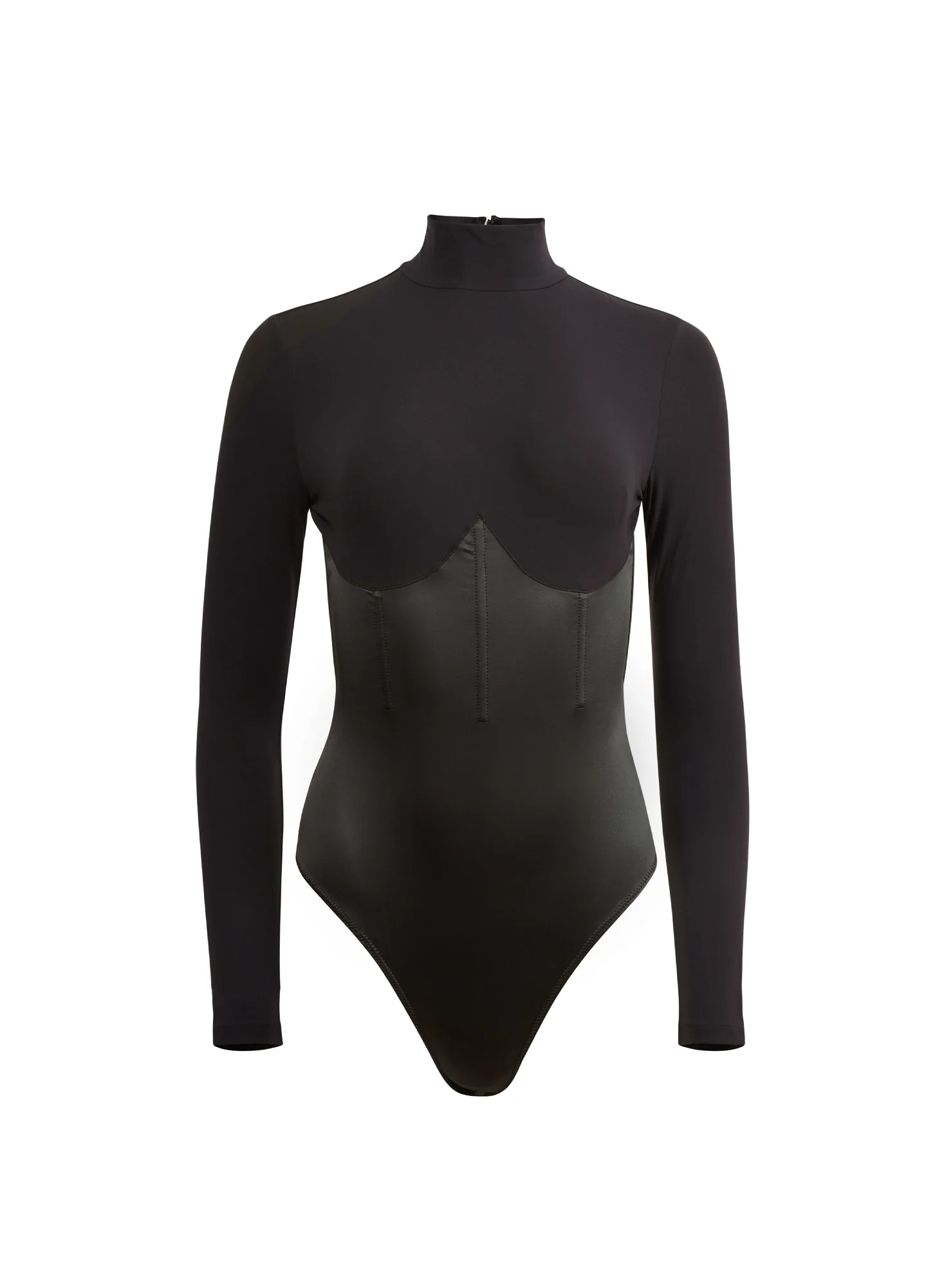 Mock Neck Long Sleeve Bodysuit - Image 3