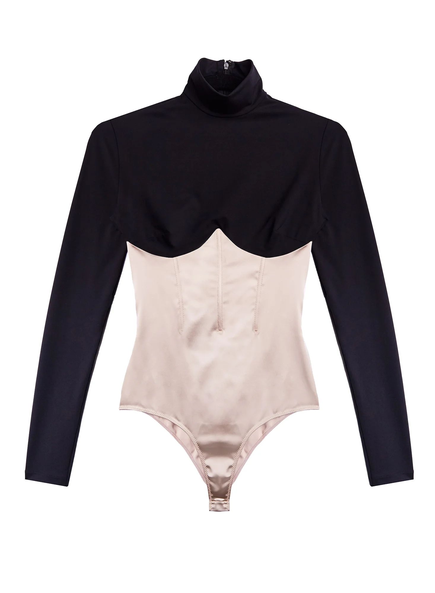 Mock Neck Long Sleeve Bodysuit - Image 4