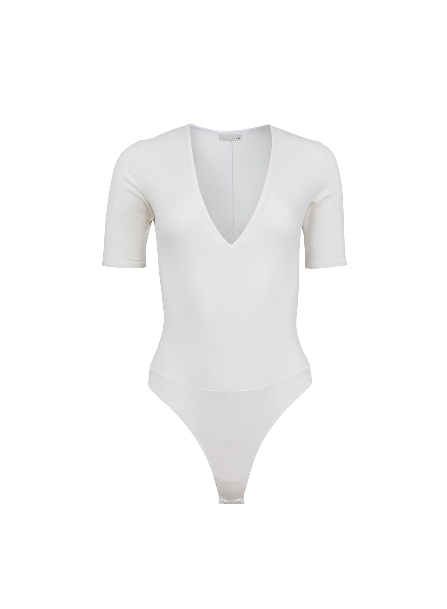 Organic Cotton Deep V Bodysuit - Image 3