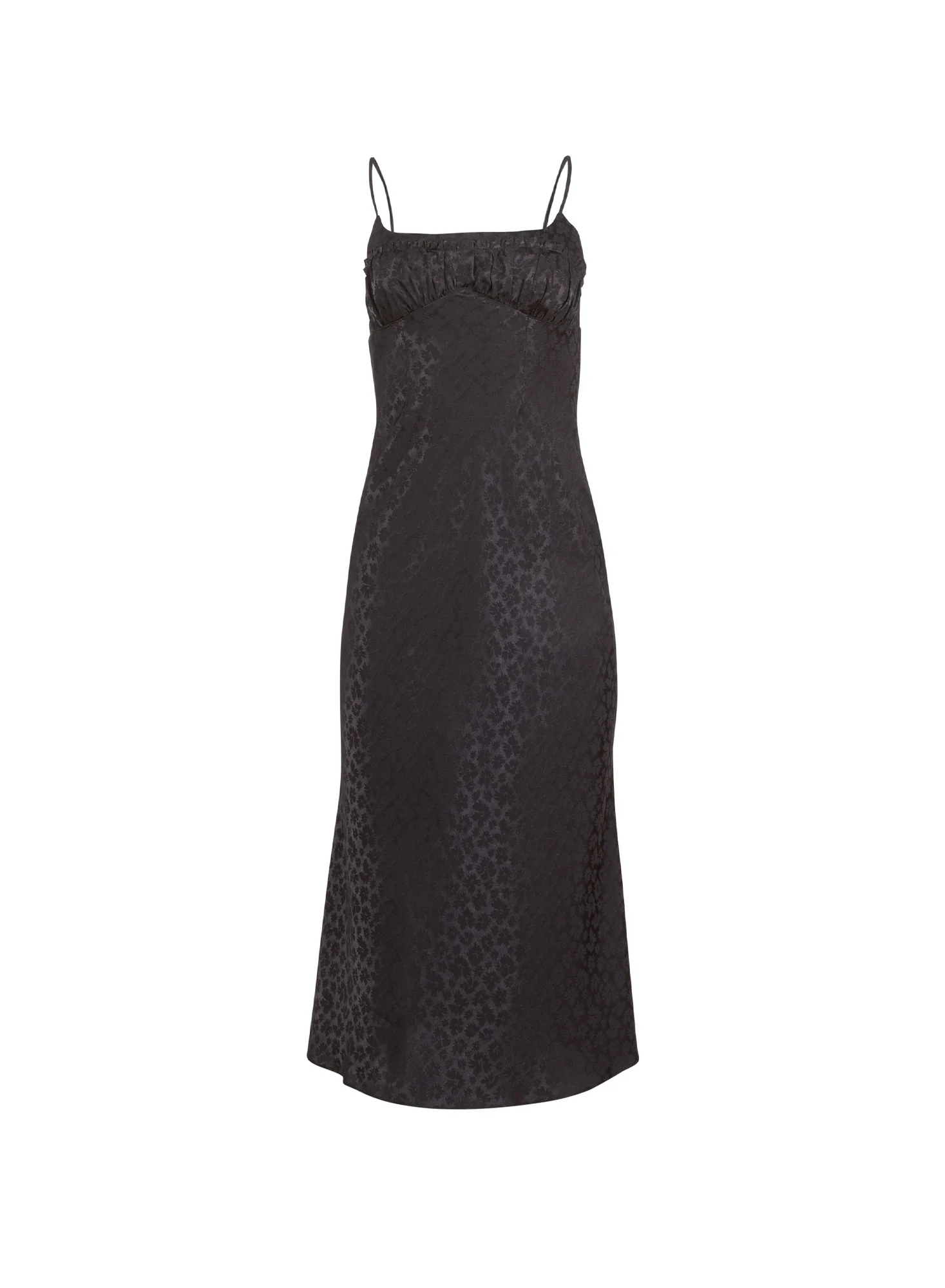 Pansy Jacquard Ruched Bust Dress - Image 3