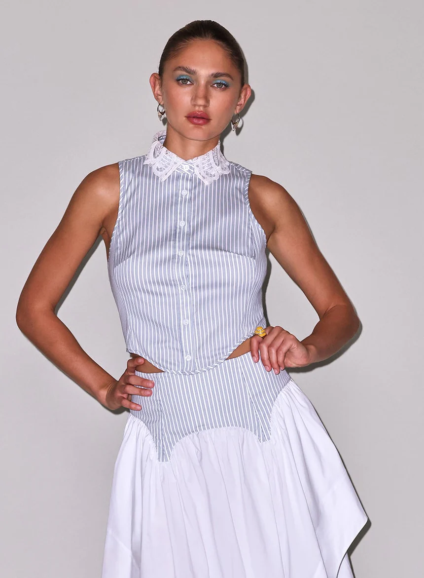 Poplin Garter Skirt - Image 8