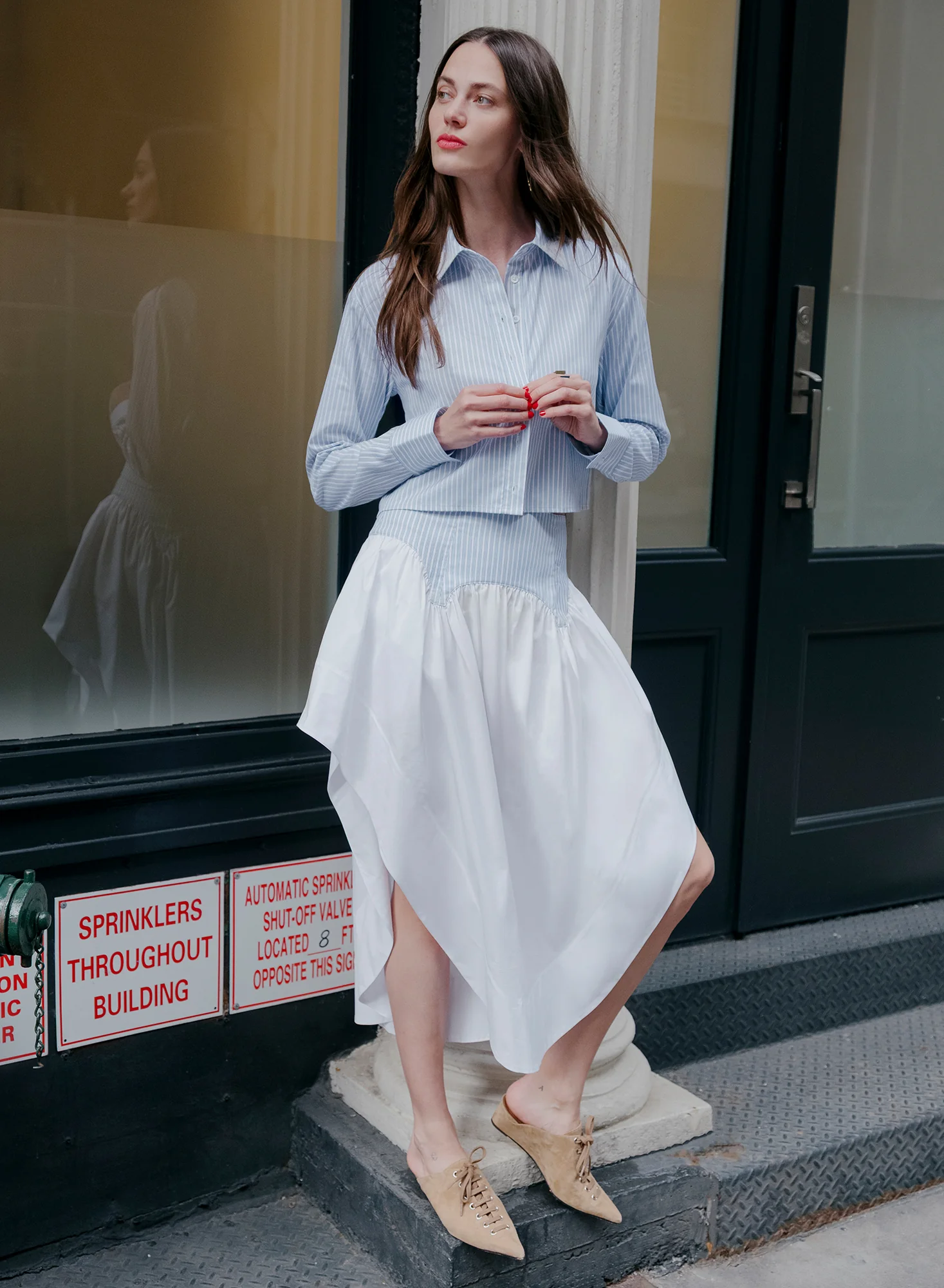 Poplin Garter Skirt - Image 5