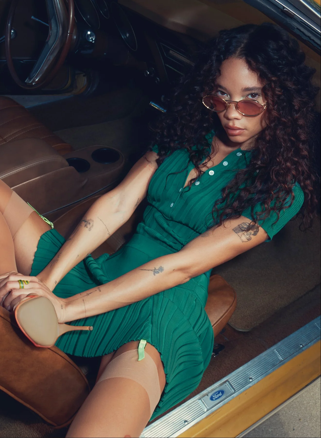 Rib Polo Bodysuit - Image 2