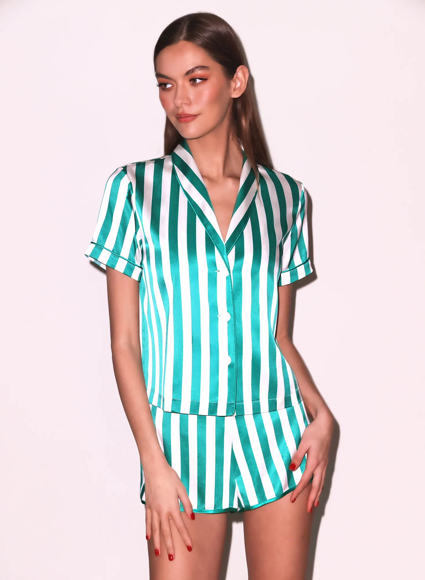 Riviera Stripe PJ Top - Image 4