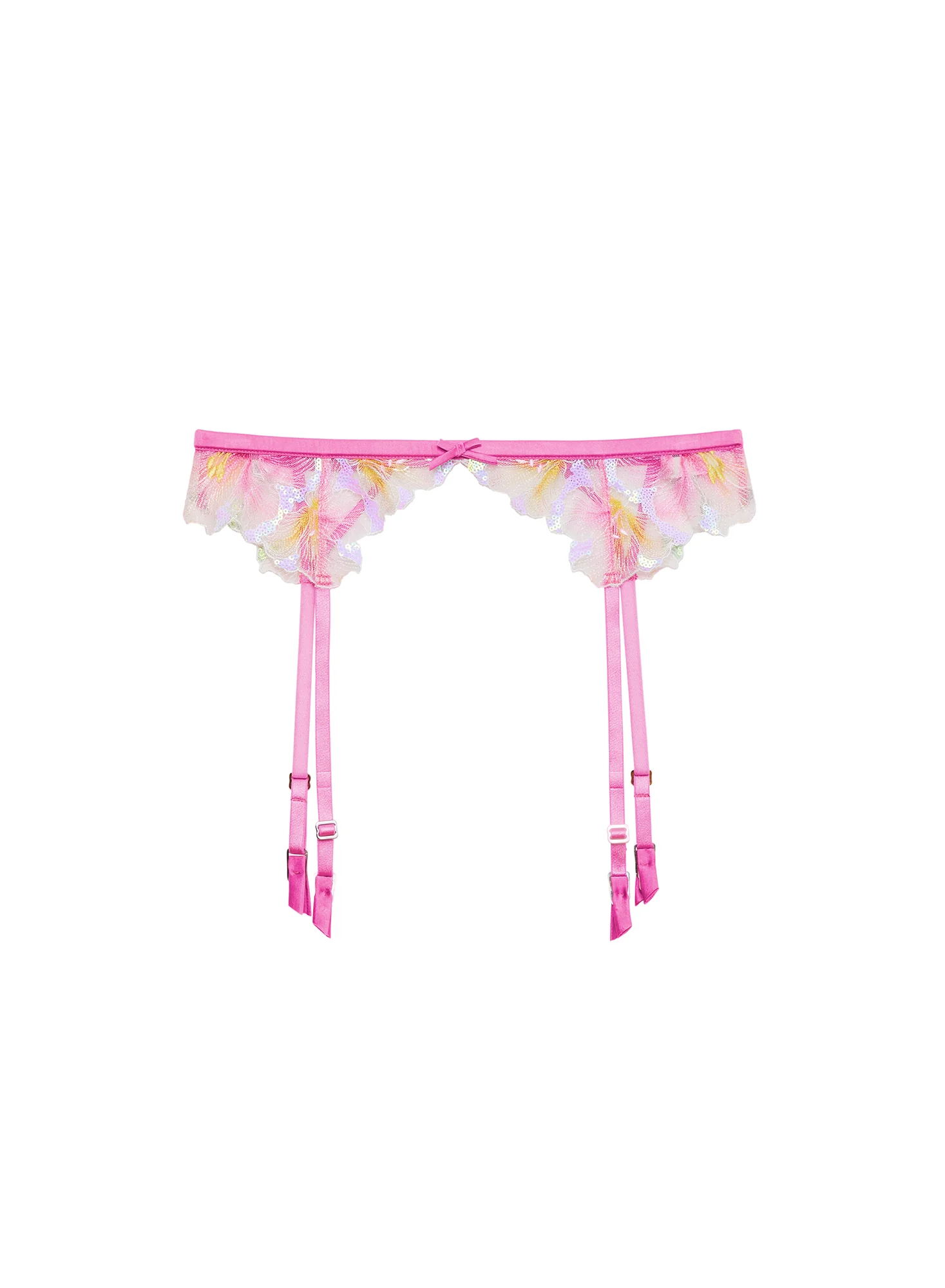 Sequin Hibiscus Garter Belt - Image 3