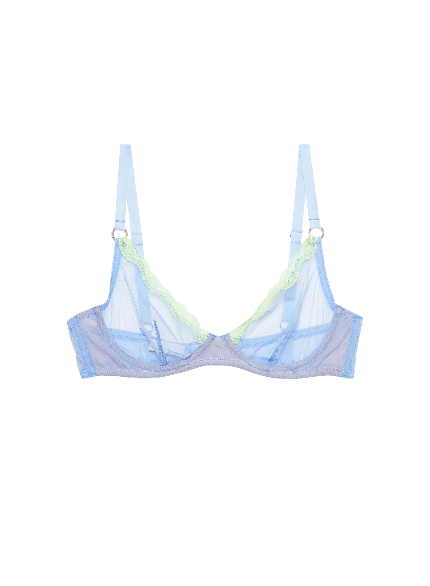 Sheer Tulle Demi Bra - Image 3
