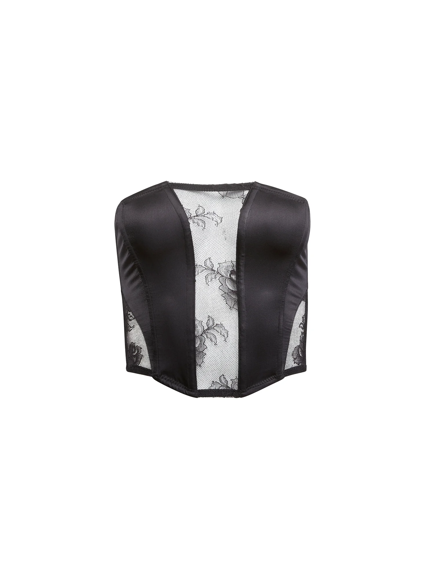 Silk & Bouquet Lace Corset Top - Image 3