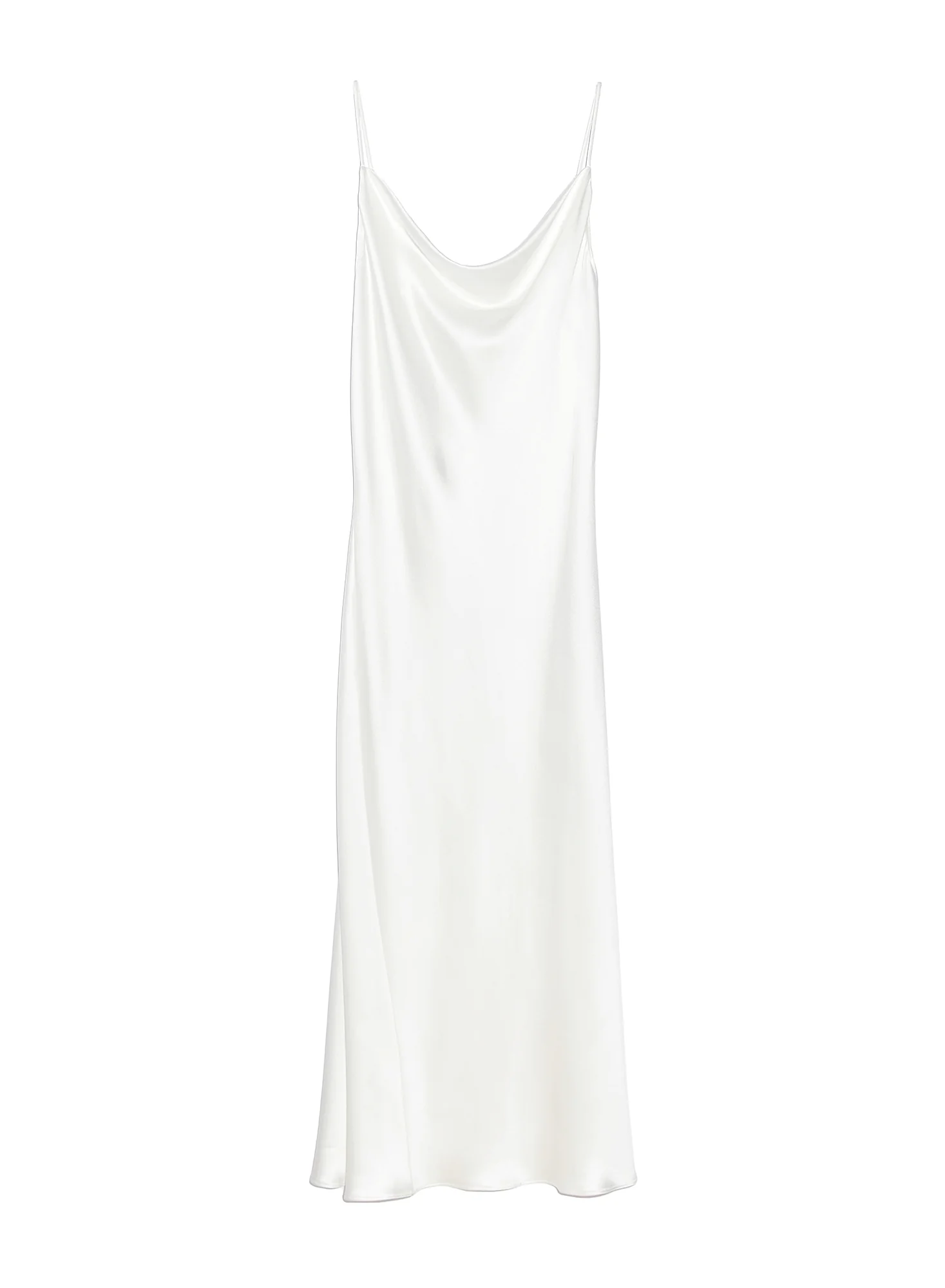 Silk Cowl Slip Dress - Image 3