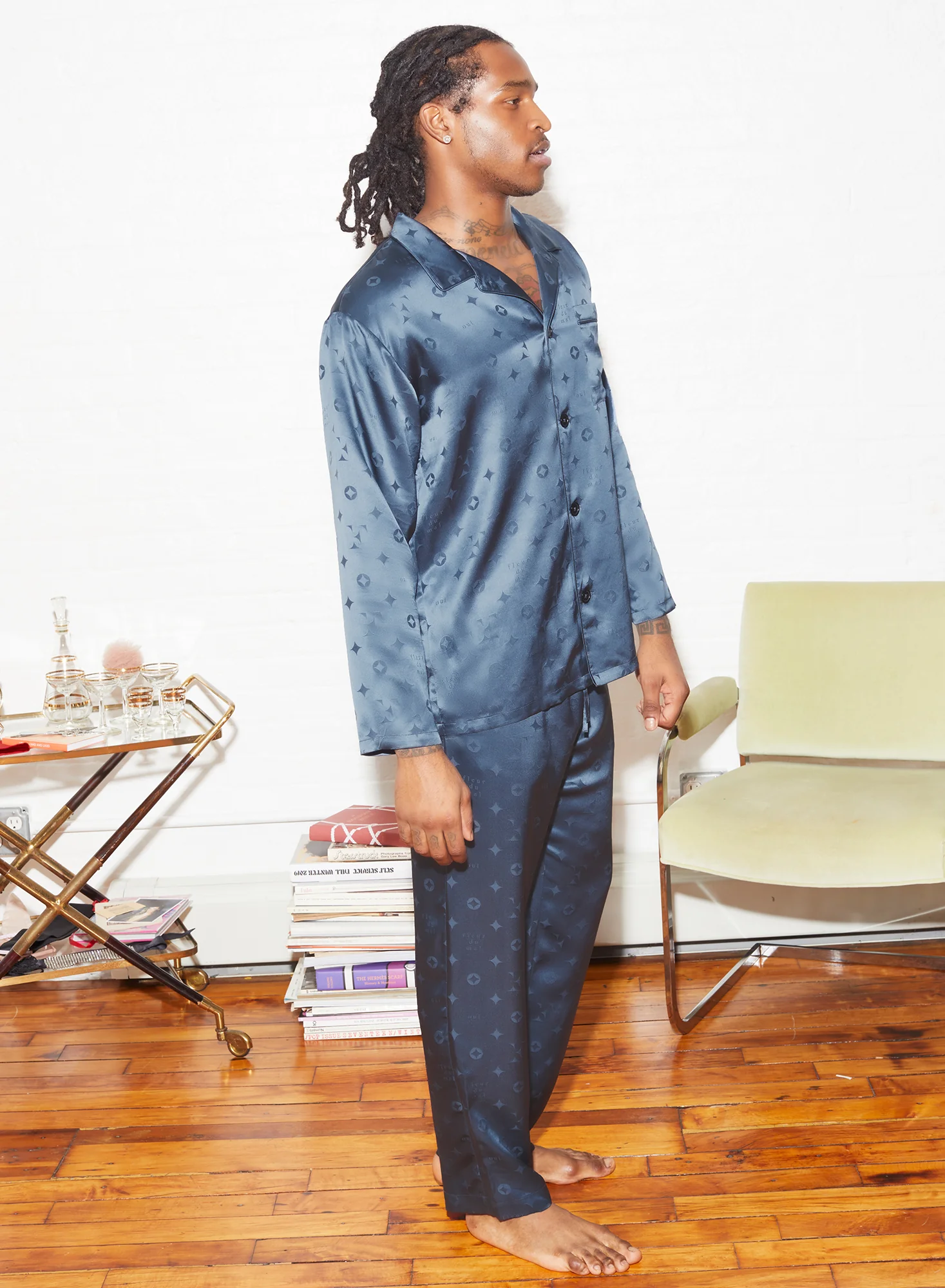 Silk Jacquard PJ Pant - Image 5