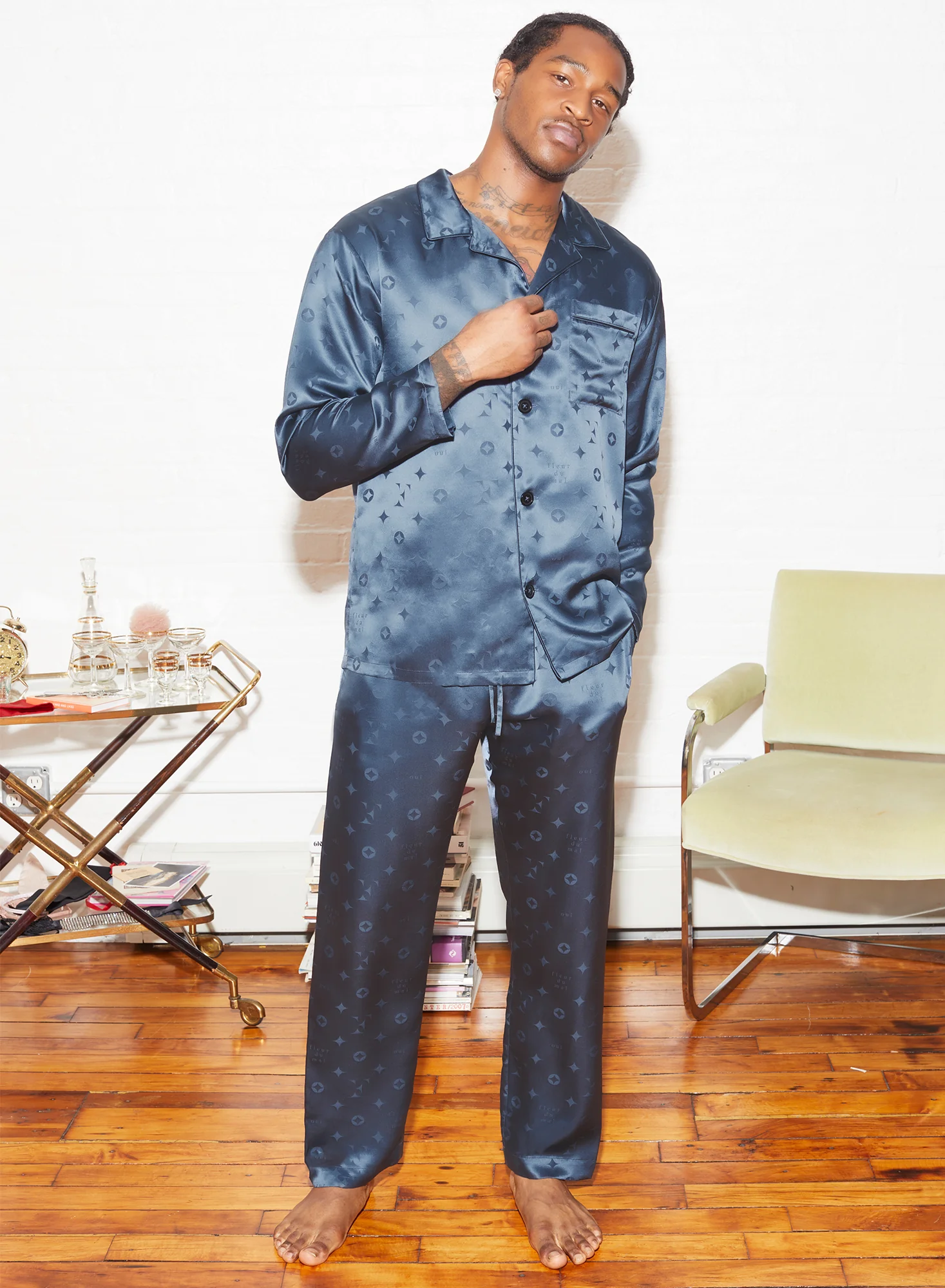 Silk Jacquard PJ Pant - Image 8