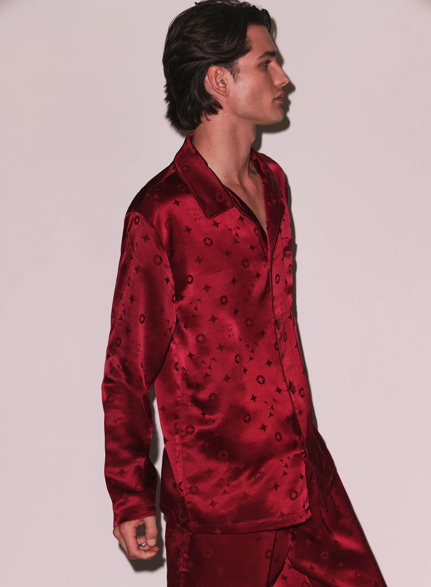 Silk Jacquard PJ Top - Image 6