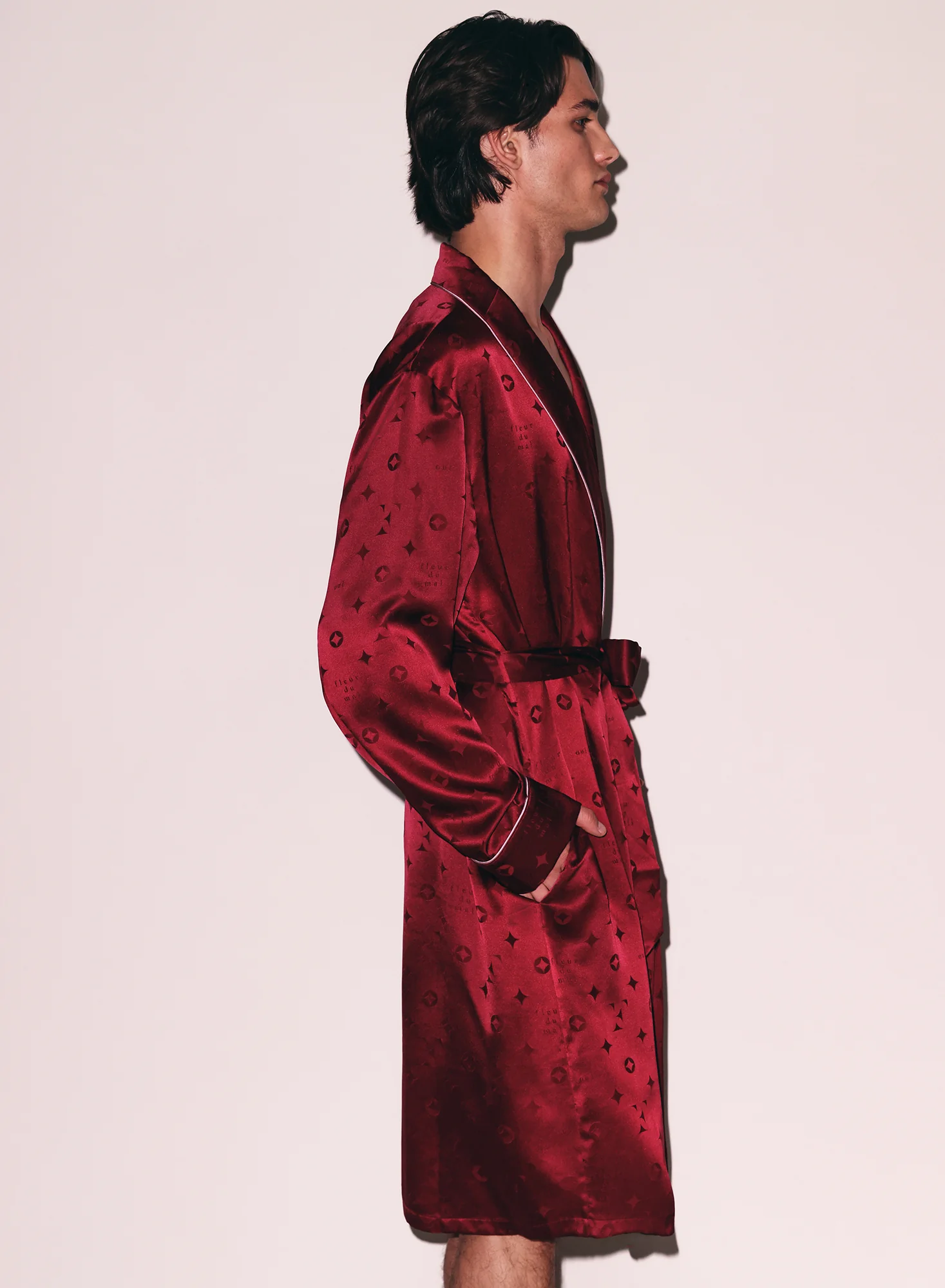 Silk Jacquard Robe - Image 6