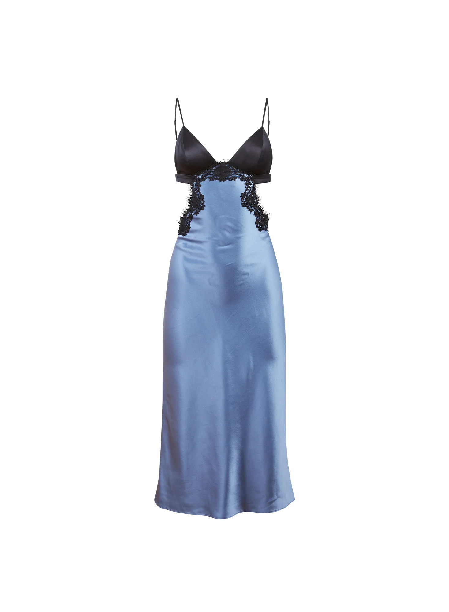 Silk & Lace Cutout Slip - Image 6