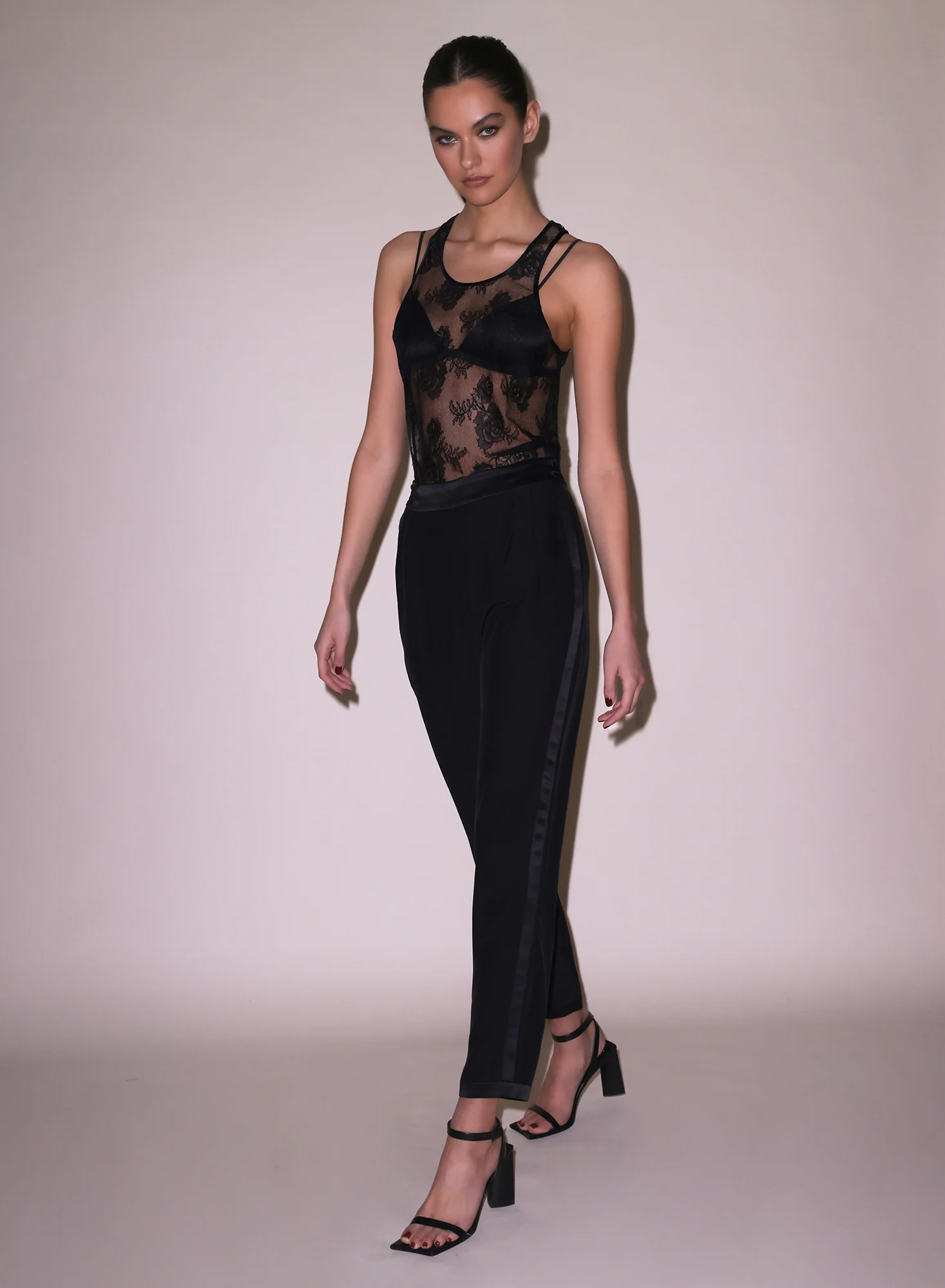 Unisex Bouquet Lace Tank - Image 4