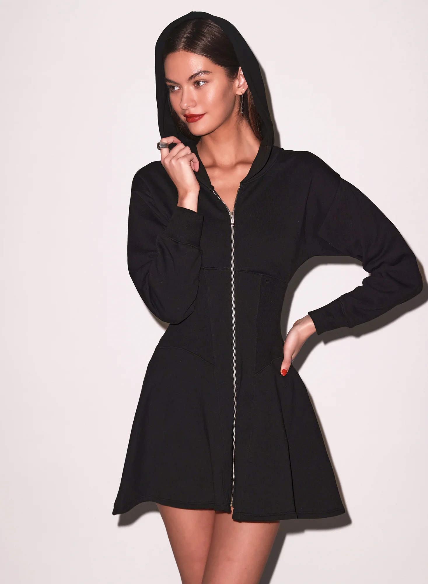 Unzip Me Hoodie Dress - Image 3